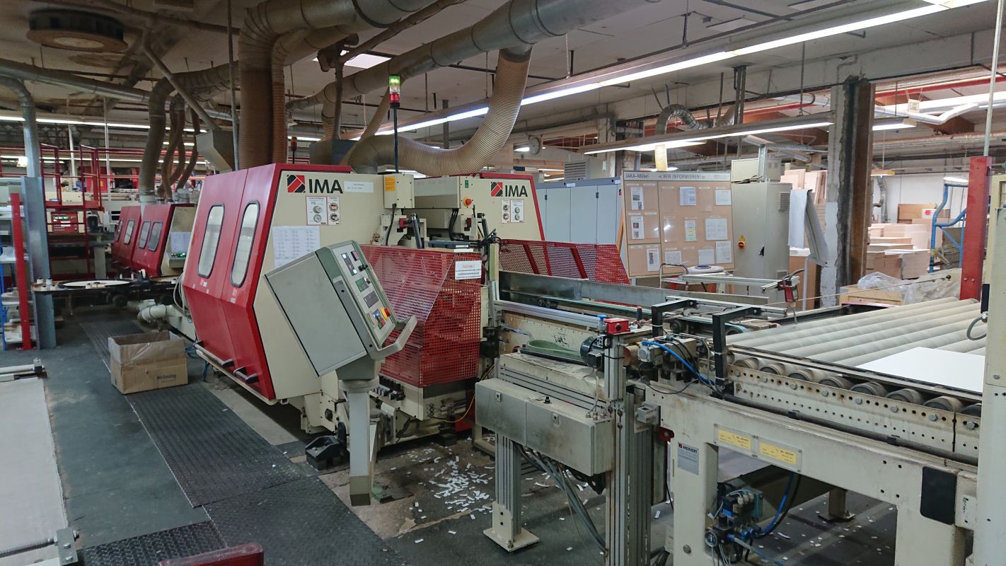 Edge processing line / IMA / COMBIMA