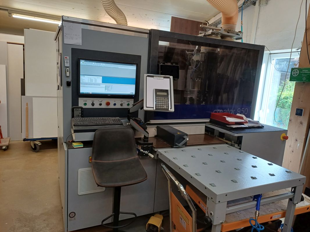 CNC throughfeed center with clamp drive / FORMAT 4 / Creator 950