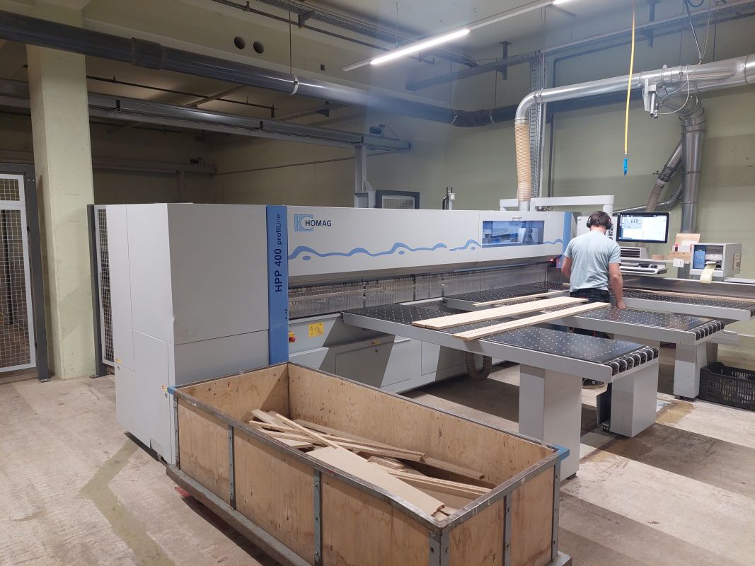 panel dividing saw with surface bearing / HOLZMA / Profi HPP/400/38/38