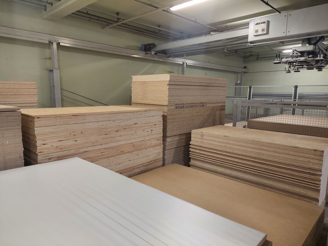 panel dividing saw with surface bearing / HOLZMA / Profi HPP/400/38/38