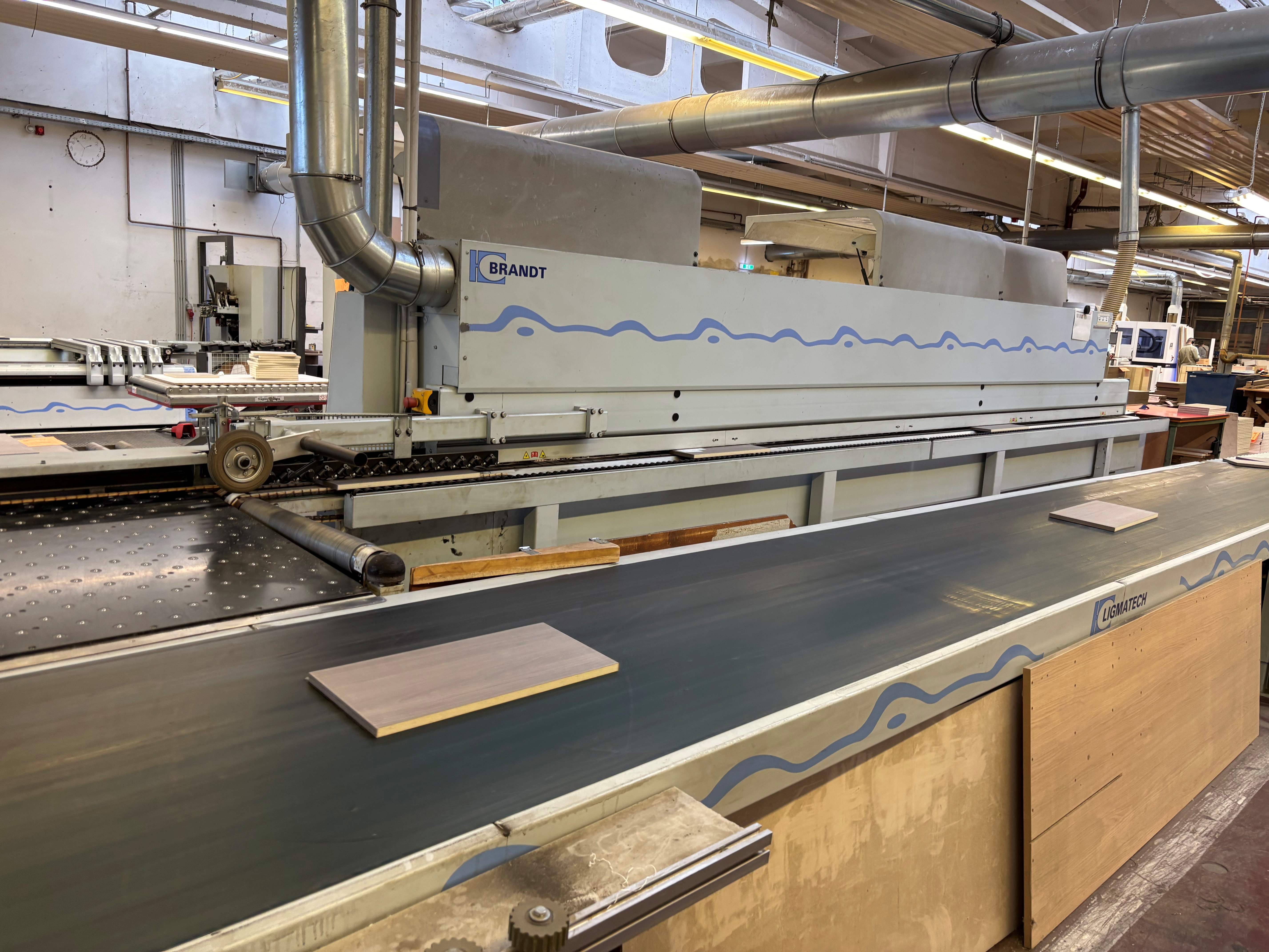 edge banding machine with workpiece return system / BRANDT / KDF 680