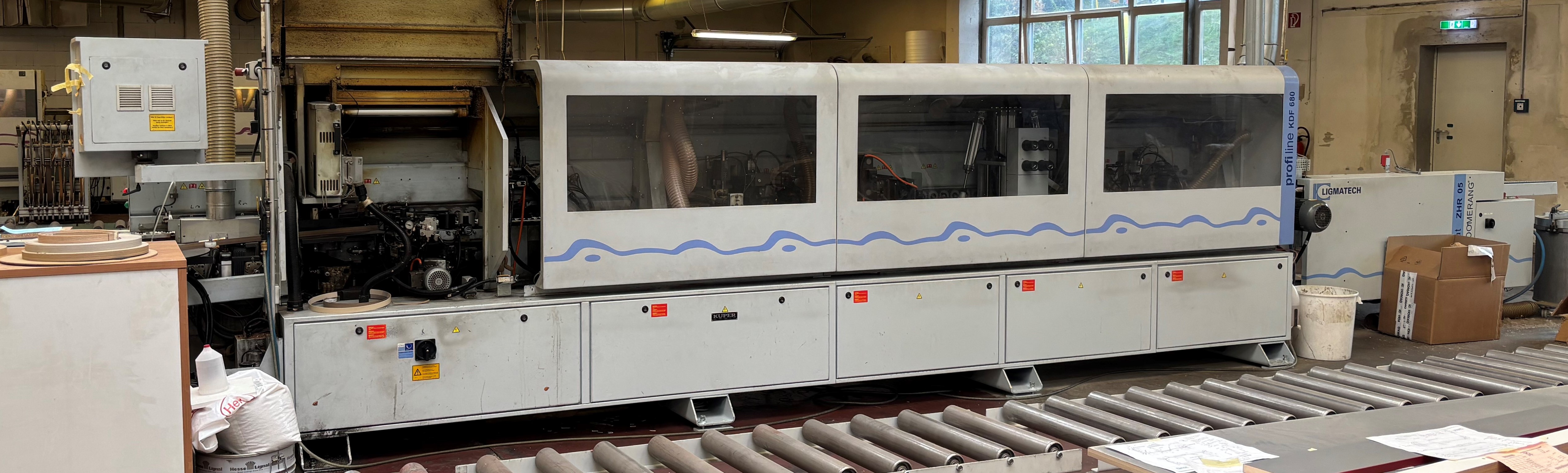edge banding machine with workpiece return system / BRANDT / KDF 680