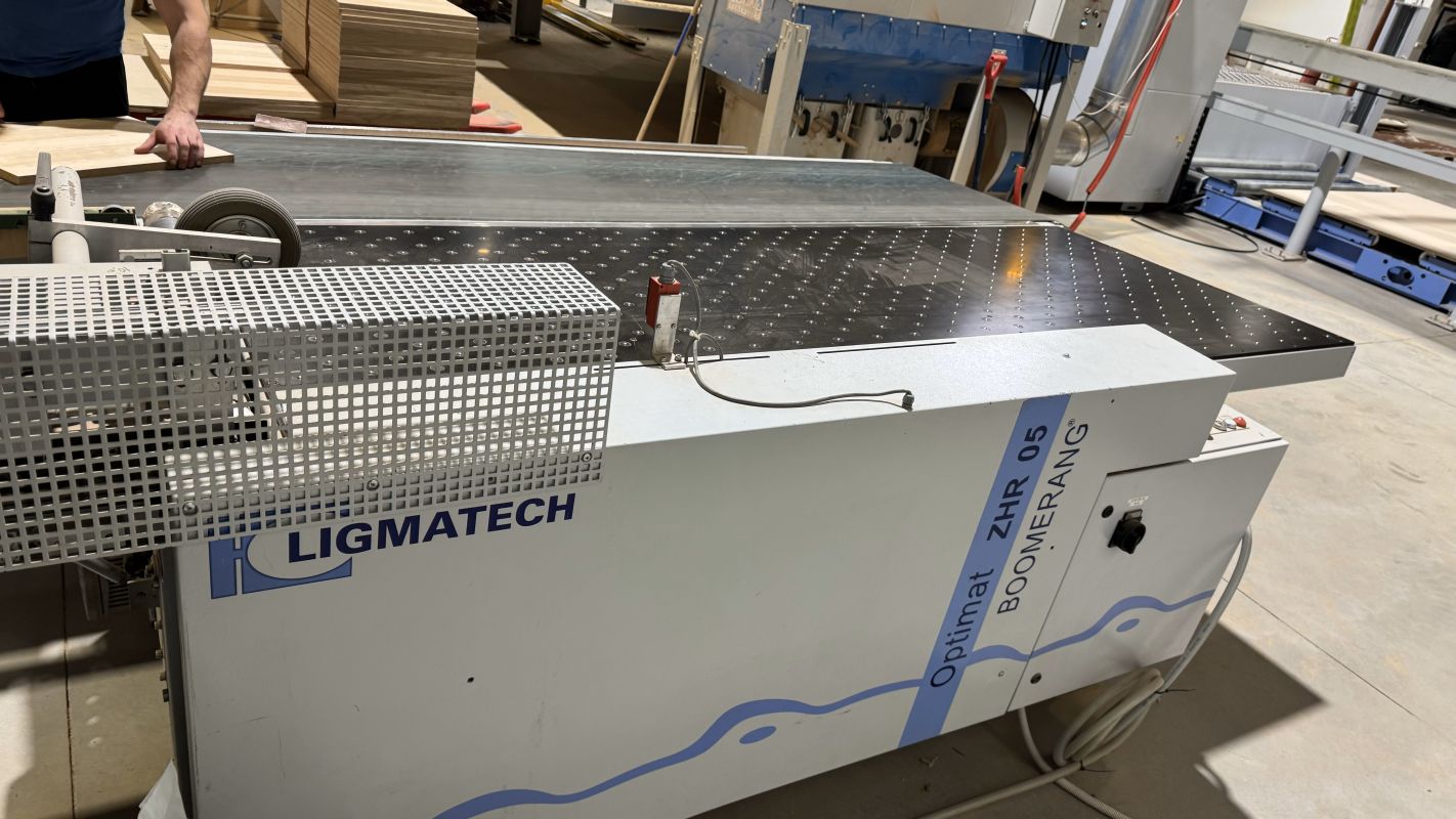 Single sided edge banding machine with Workpiece return / BRANDT / KDF 991