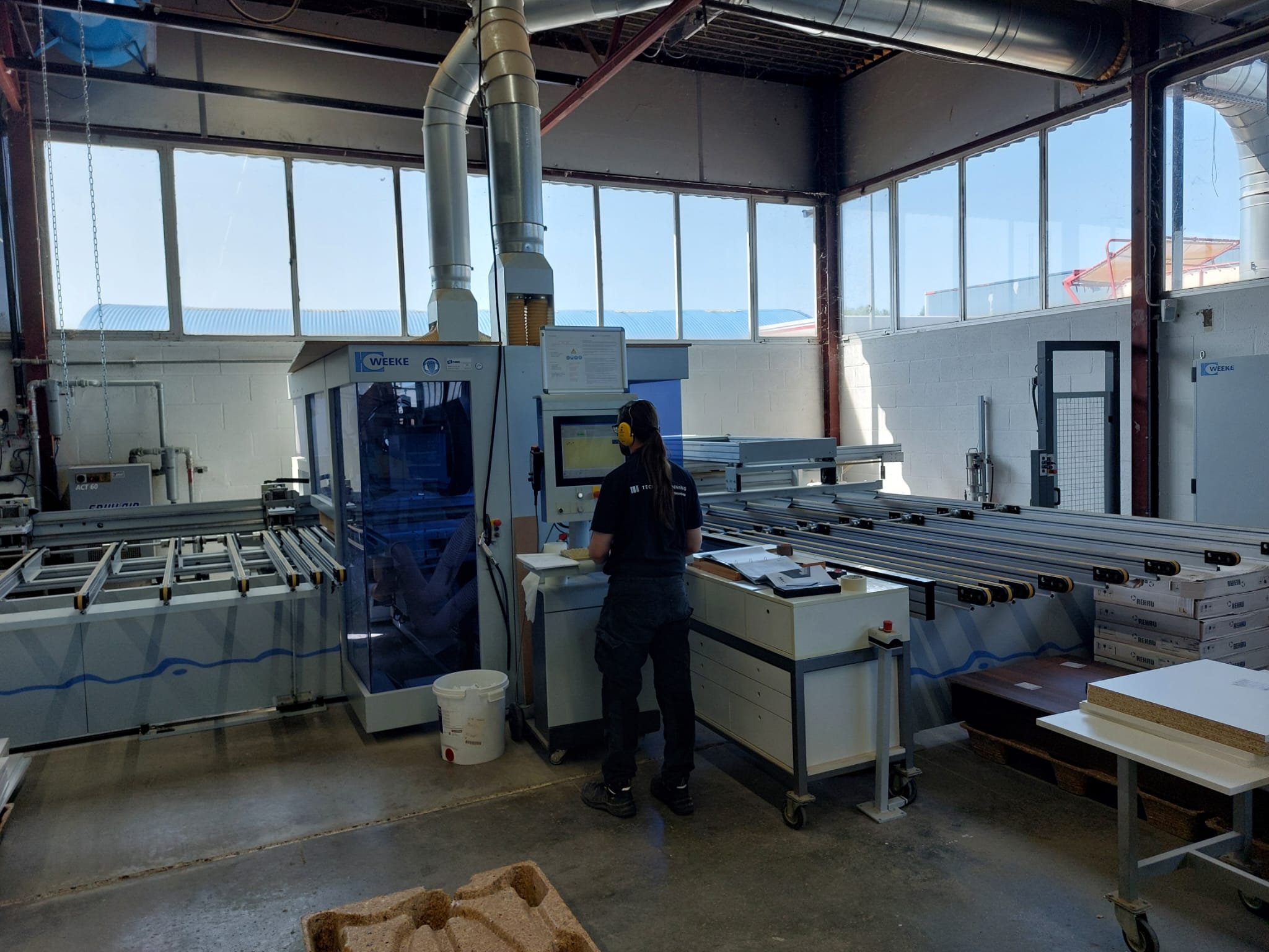 CNC machining center / WEEKE / Optimat BHX 500/D