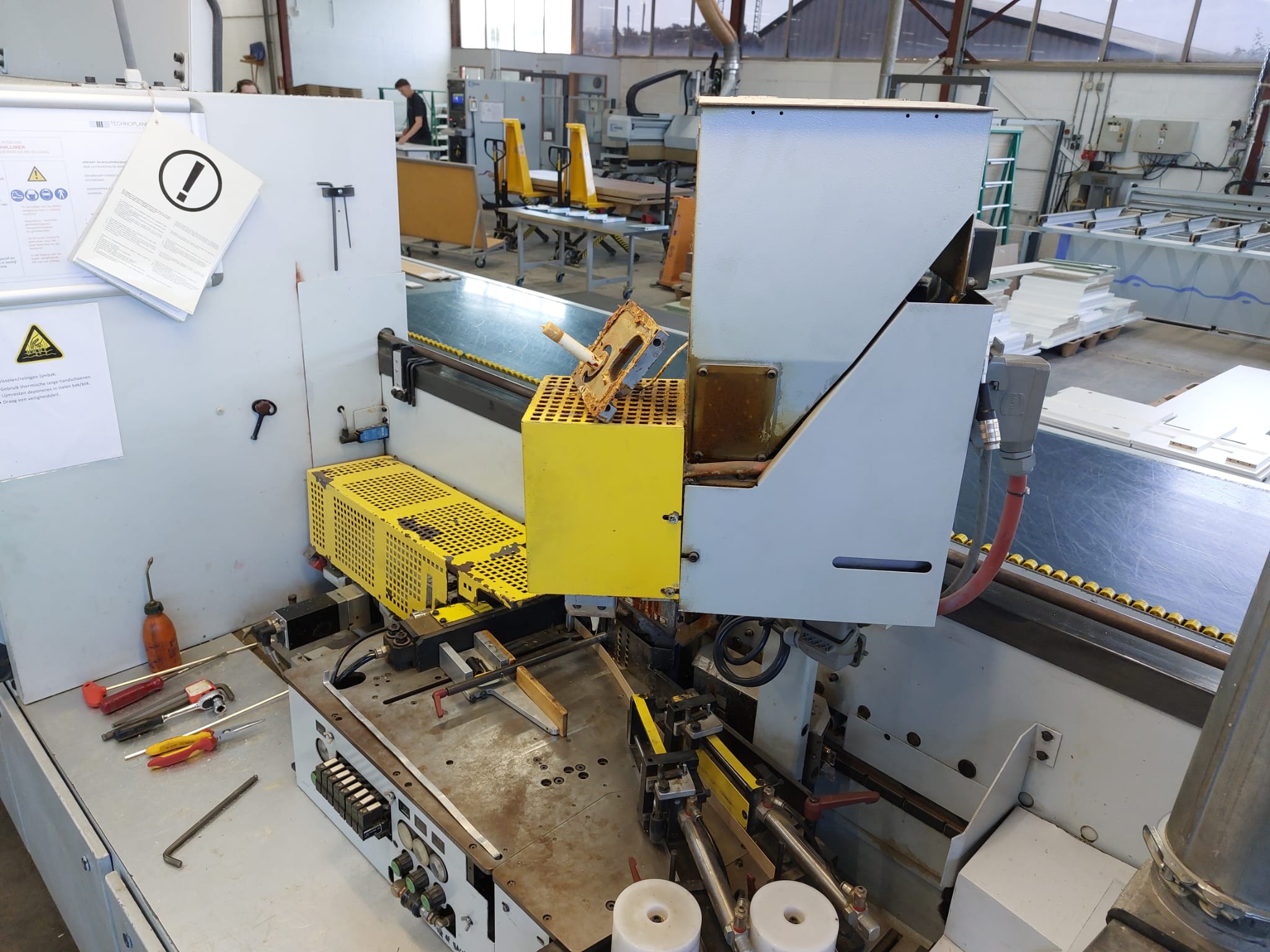 single-sided edge banding machine with workpiece return / HOMAG / Optimat KL 78/A20/S2/Z