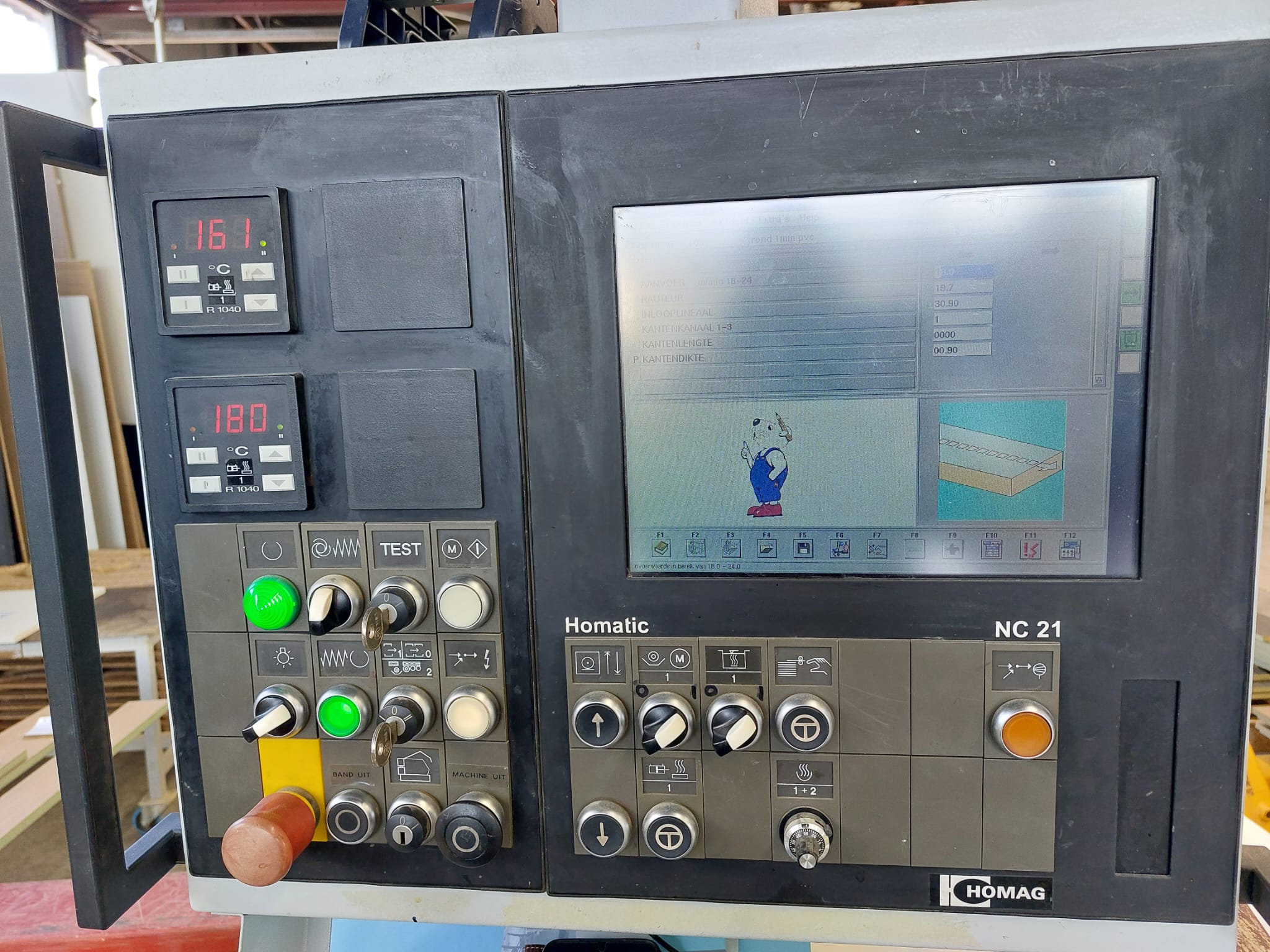 single-sided edge banding machine with workpiece return / HOMAG / Optimat KL 78/A20/S2/Z