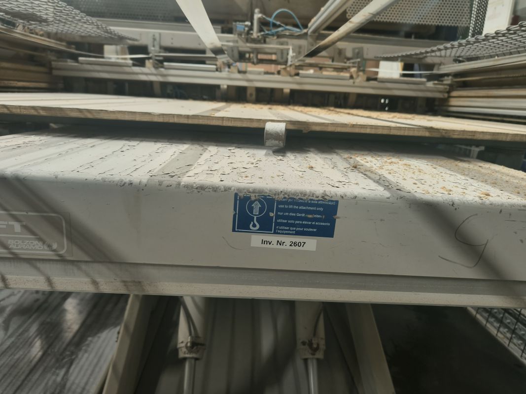 veneering machine with direct stacking / Fischer & Rückle / FZR15 / DAR 22