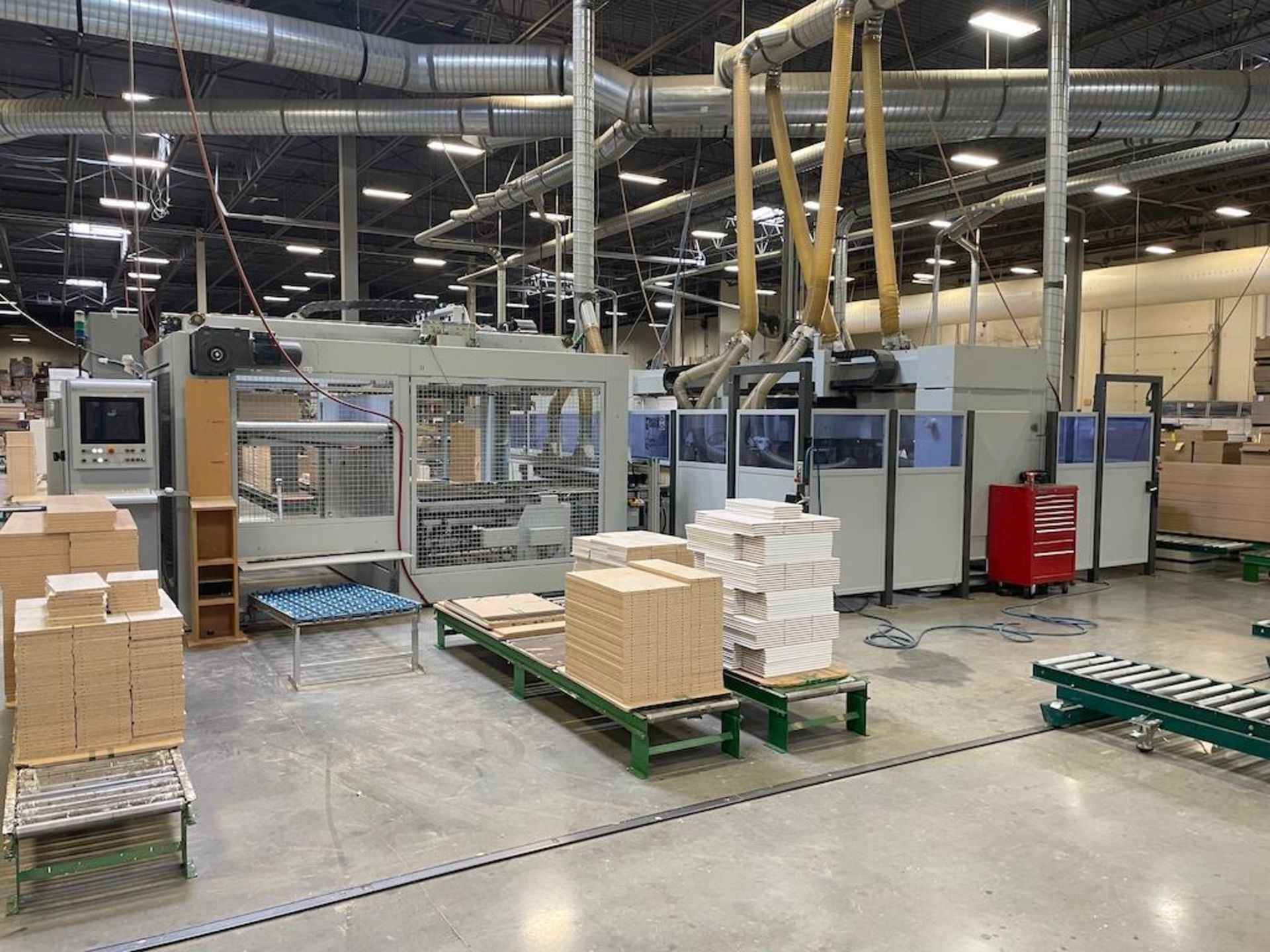 CNC machining center with destacking system  / WEEKE / BHT 500