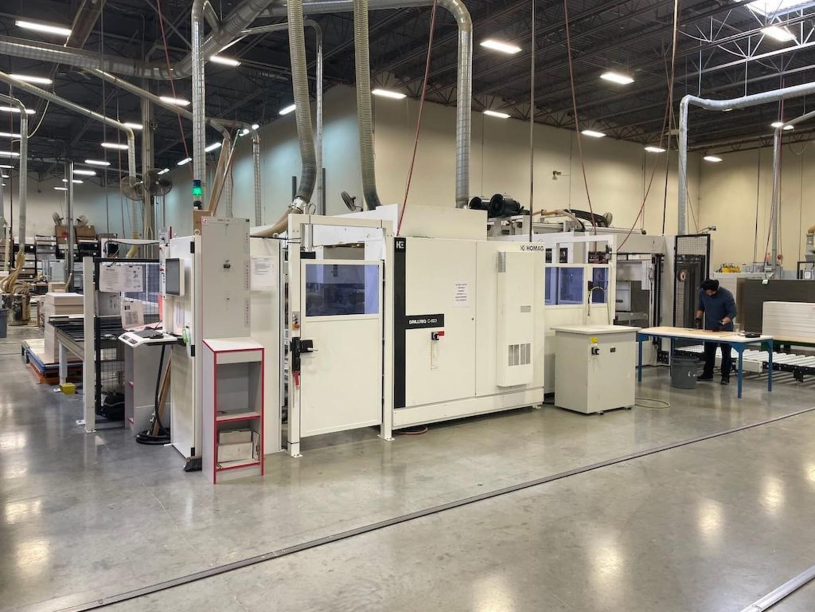 CNC machining center with destacking system  / WEEKE / BHT 500