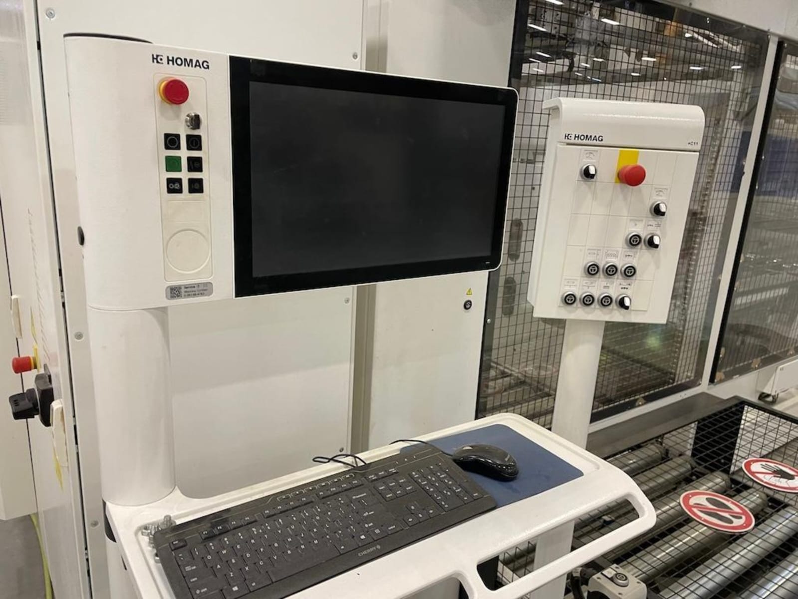 CNC machining center with destacking system  / WEEKE / BHT 500