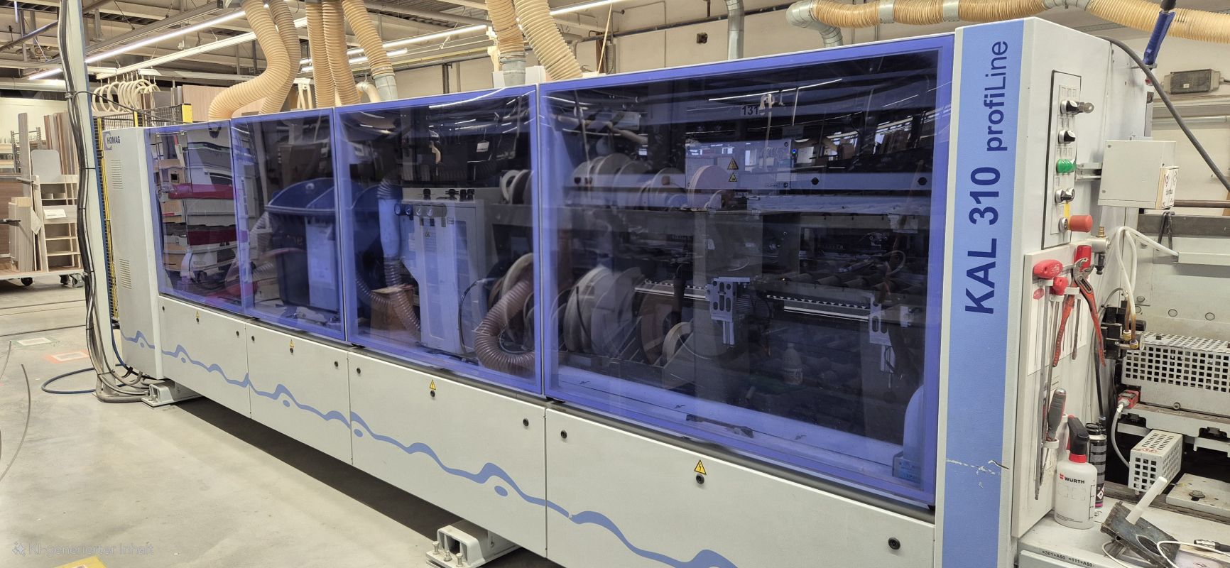 single sided edge banding machine  / HOMAG / KAL 310/7/A3