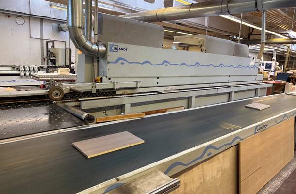 edge banding machine with workpiece return system / BRANDT / KDF 680