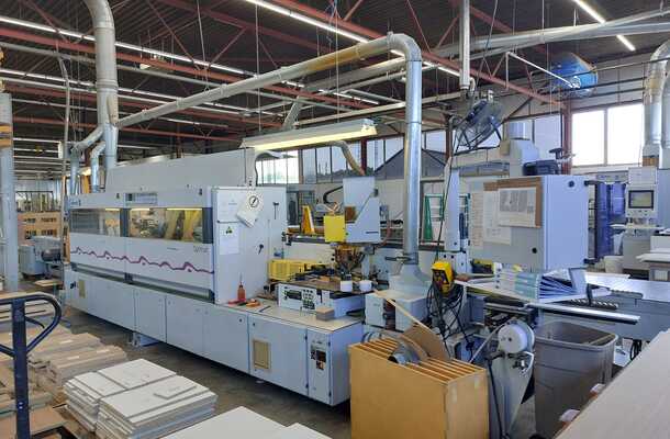 single-sided edge banding machine with workpiece return / HOMAG / Optimat KL 78/A20/S2/Z