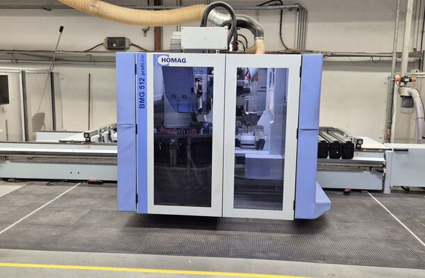 CNC - Machining Center with gluing unit / HOMAG / BMG 512/40/12/V/A